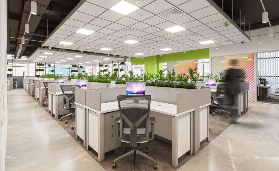 KSB - High-Volume Engineering Executive Floor | Interior Designing Company in Kolkata | Saket Enterprises