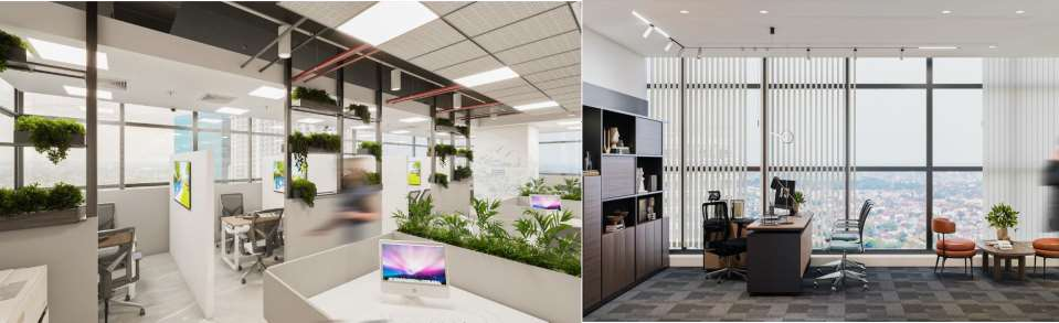 KSB - Circadian Cove Luminaire Plenums | Interior Designing Company in Kolkata | Saket Enterprises