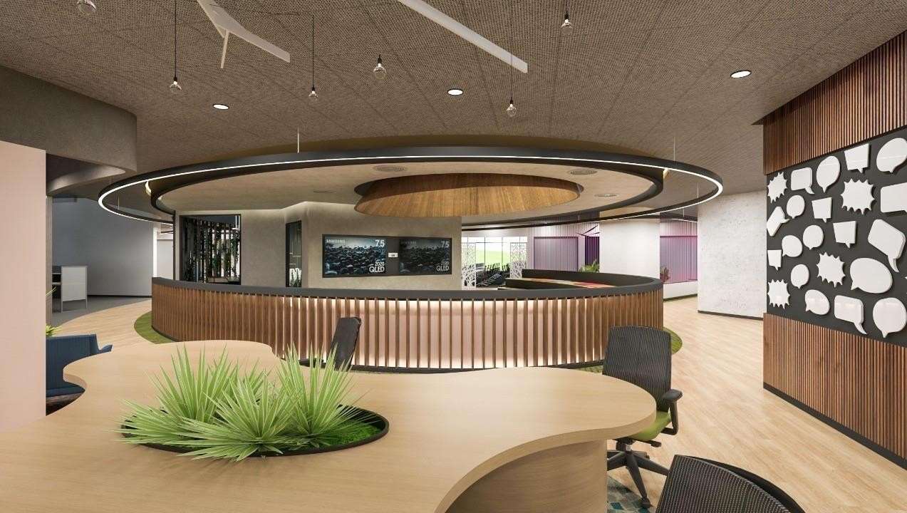MINDTREE - Ergonomic Task Lighting & Ceiling Plenums | Interior Designing Company in Kolkata | Saket Enterprises