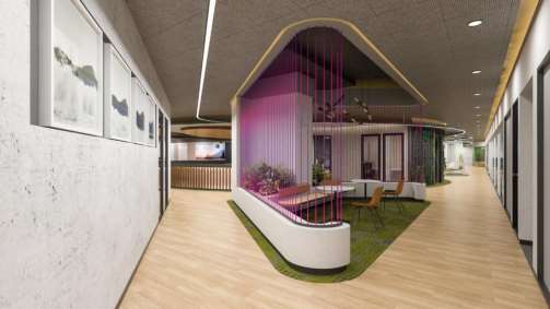 MINDTREE - High-Density Tech Delivery Floor | Interior Designing Company in Kolkata | Saket Enterprises
