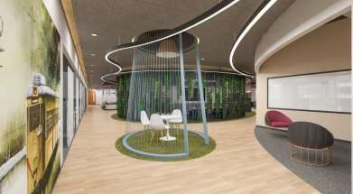 MINDTREE - Modular Storage Joinery & Planter Integration | Interior Designing Company in Kolkata | Saket Enterprises