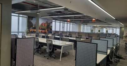 MINDTREE - Central MEP & Linear Diffuser Integration | Interior Designing Company in Kolkata | Saket Enterprises