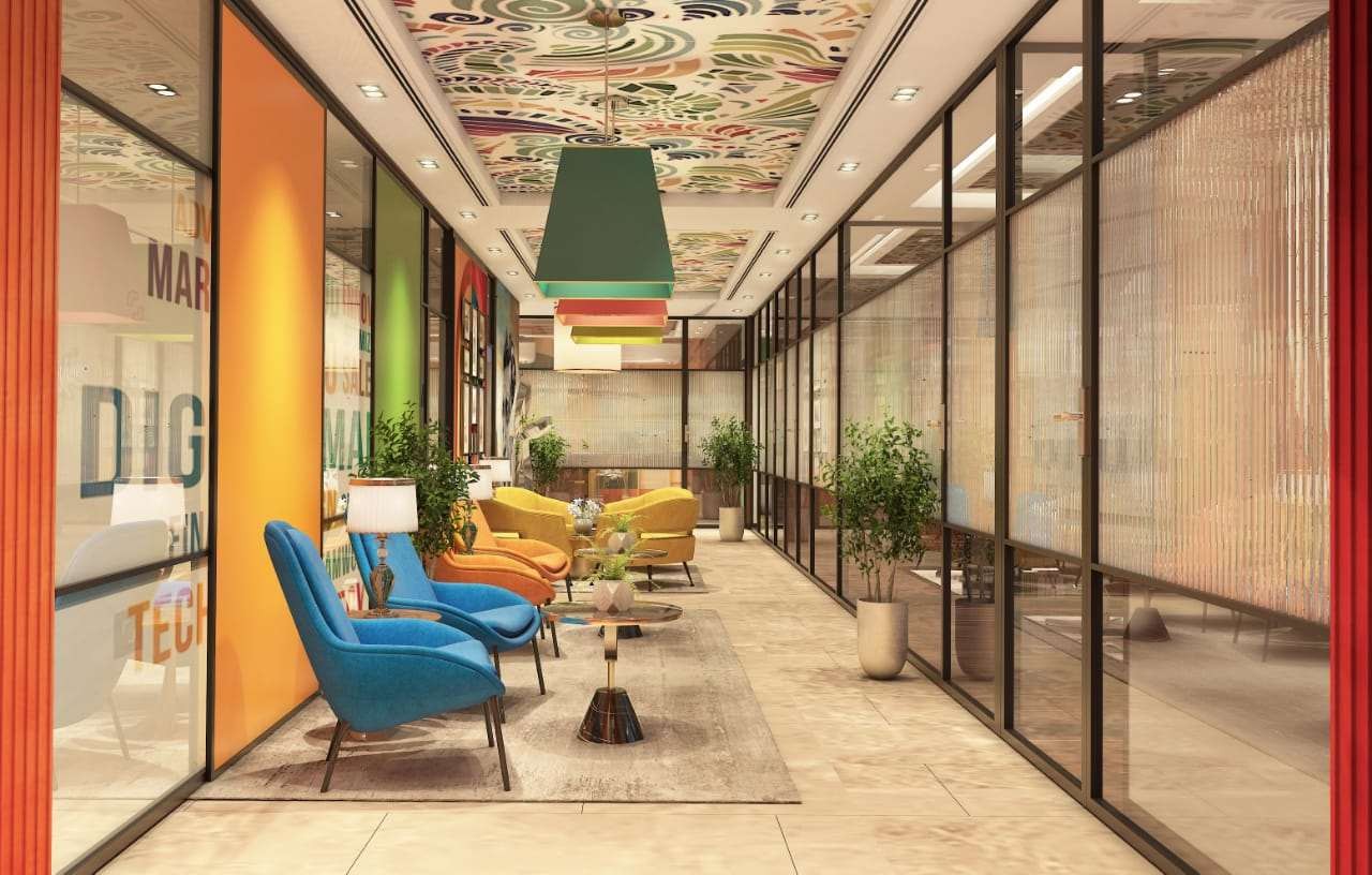 V3 OUTSOURCING - High-Density Agile Workstation Floor | Interior Designing Company in Kolkata | Saket Enterprises