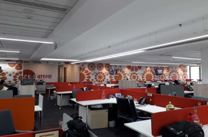 ZEE 24 GHANTA & ZEE BANGLA - Award-Winning Media Facility Completed Handover | Interior Designing Company in Kolkata | Saket Enterprises
